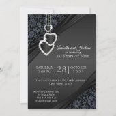Invitation Conception pour le 10ème anniversaire de Black Ony (Devant)