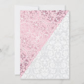 Invitation Conception pour le 5e anniversaire de mariage - Ro (Dos)