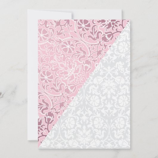 Invitation Conception pour le 5ème anniversaire de mariage - (Dos)