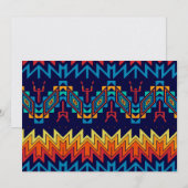 Invitation Conception tribale d'abrégé sur conception (Devant / Derrière)