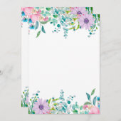 Invitation conceptions d'invitations (Devant / Derrière)