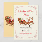 Invitation Conceptions d'invitations de Noël uniques – Créati (Devant / Derrière)