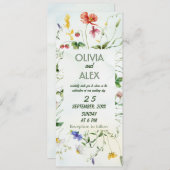 Invitation Conceptions Mariages sophistiquées (Devant / Derrière)