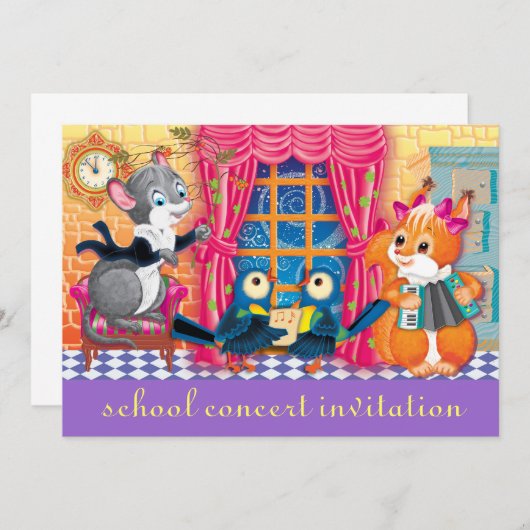 Invitation concert (Devant / Derrière)