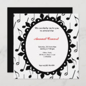 Invitation Concert (Devant / Derrière)