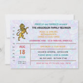 Invitation Concert de groupe Reunion Famille Thème Retro les  (Dos)