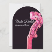 Invitation CONCERT DE MUSIQUE CLASSIQUE, BREVET DE Violon BRE (Dos)