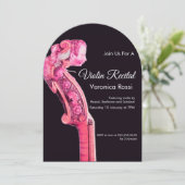 Invitation CONCERT DE MUSIQUE CLASSIQUE, BREVET DE Violon BRE (Debout devant)