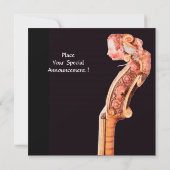 Invitation CONCERT DE MUSIQUE CLASSIQUE SYMPHONIE, Violon Scr (Dos)