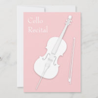 Concert de musique de violoncelle et d'archet Rose
