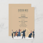 Invitation Concert musical classique (Devant / Derrière)