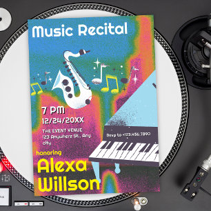 Invitation Concert récital de musique jazz grunge