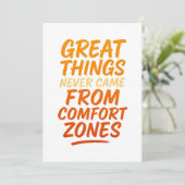 Invitation Concevez votre destin - Typographie Motivationnell (Debout devant)