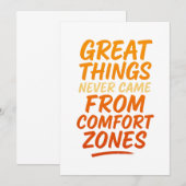 Invitation Concevez votre destin - Typographie Motivationnell (Devant / Derrière)