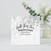 Invitation Concevez Votre Propre Sur Mesure (Debout devant)