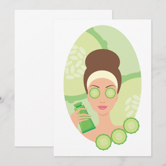 Invitation Concombre (Devant / Derrière)