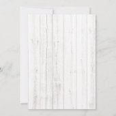 Invitation Concours de Cuisine Rustique pour la fête de Thank (Dos)