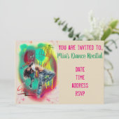 Invitation Concours de danse moderne hip hop (Debout devant)