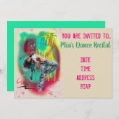 Invitation Concours de danse moderne hip hop (Devant / Derrière)