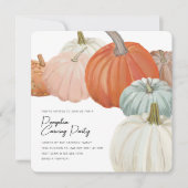 Invitation Concours de décoration de citrouilles de famille p (Devant)