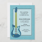 Invitation Concours de guitare (Devant)