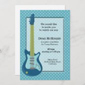 Invitation Concours de guitare (Devant / Derrière)