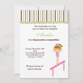 Invitation Concours de gymnastique (Devant)