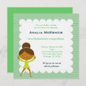 Invitation Concours de gymnastique (Devant / Derrière)