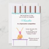 Invitation Concours de gymnastique (Devant)