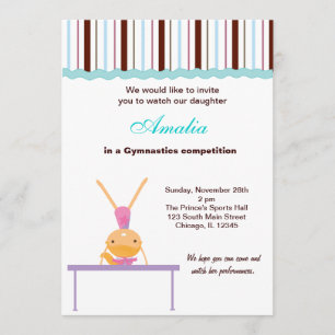 Invitation Concours de gymnastique