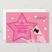 Invitation Concours de gymnastique (Devant / Derrière)