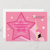 Invitation Concours de gymnastique (Devant / Derrière)