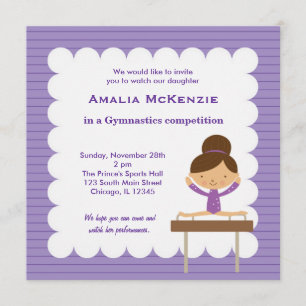 Invitation Concours de gymnastique