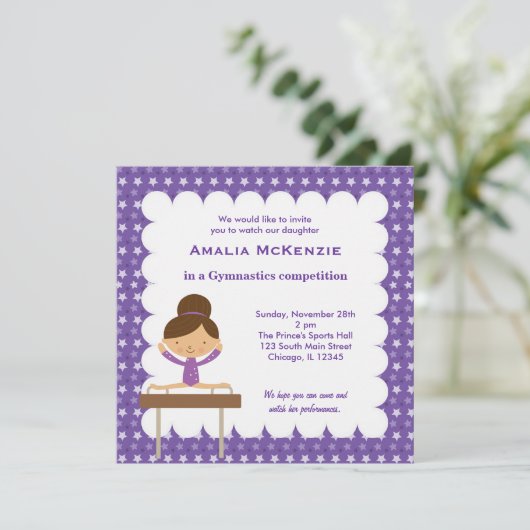 Invitation Concours de gymnastique (Debout devant)