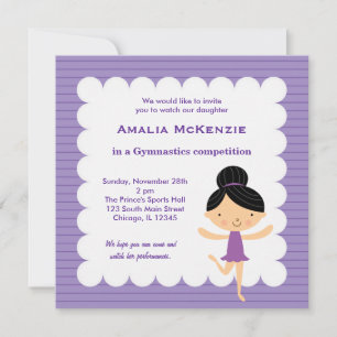Invitation Concours de gymnastique