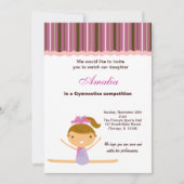 Invitation Concours de gymnastique (Devant)