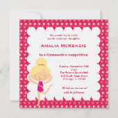 Invitation Concours de gymnastique (Devant)