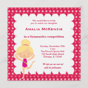 Invitation Concours de gymnastique