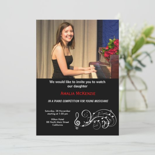 Invitation Concours de piano (Debout devant)