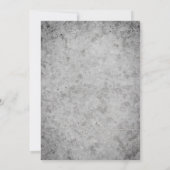 Invitation Concrete Grunge Ado Boys fête d'anniversaire (Dos)