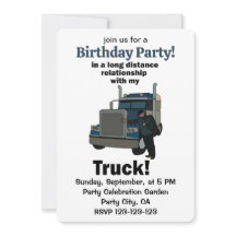 Conducteur de Camion En Relation Avec Anniversaire