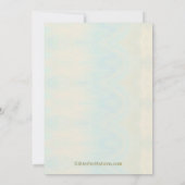 Invitation Conduire par Baby shower pour garçon ou fille (Dos)