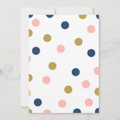 Invitation Conduire par ours Baby shower de révélation de gen (Dos)