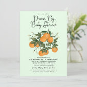 Invitation Conduite De Citrus Cute Par Quarantaine Orange Bab (Debout devant)