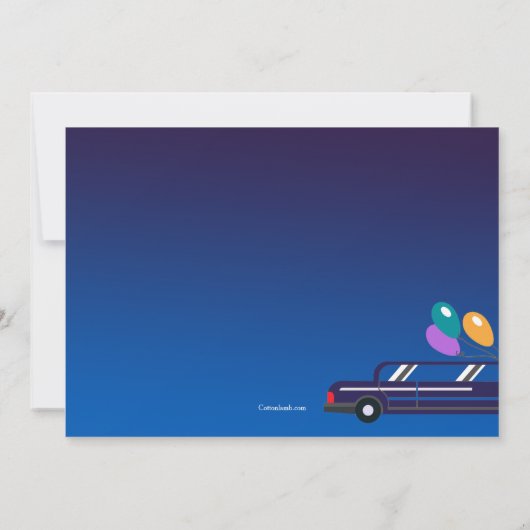 Invitation Conduite de diplômés à travers l'invitation de Par (Dos)