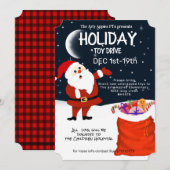 Invitation Conduite de jouets de Noël, Hôpital pour enfants, (Devant / Derrière)