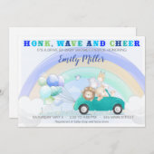 Invitation Conduite en jungle par baby shower (Devant / Derrière)