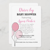 Invitation Conduite par Baby shower (Devant / Derrière)