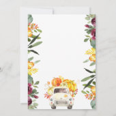 Invitation Conduite Par Bourgogne Citrouille Baby shower Invi (Dos)