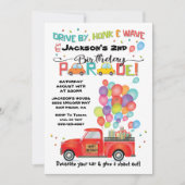 Invitation Conduite par camion Défilé du Jour du Jour du Jour (Devant)